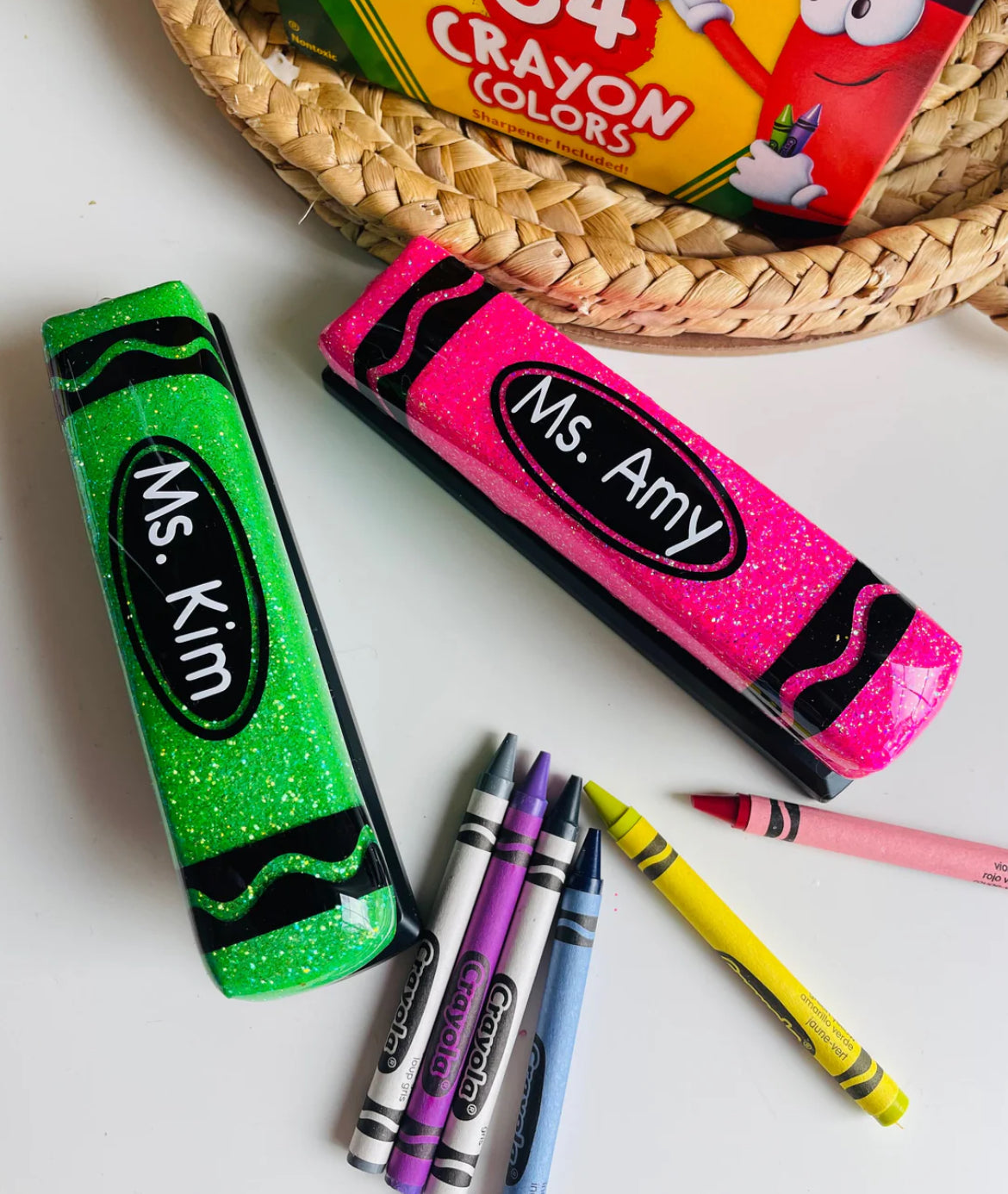 Crayon Stapler Dispenser