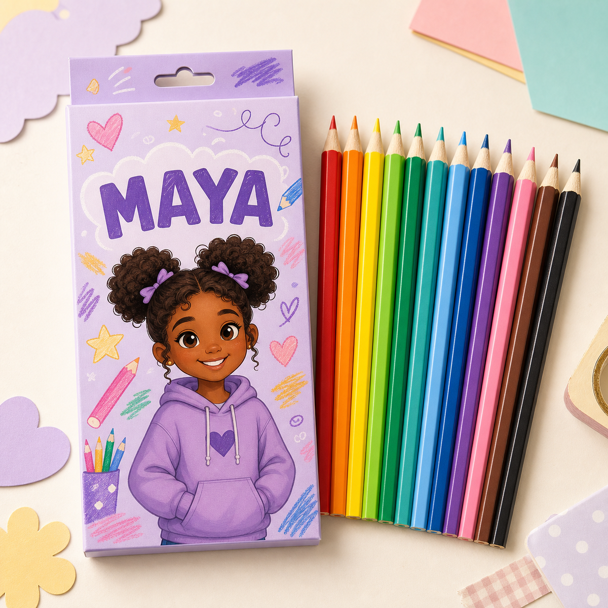 Personalized 12-Pack Colored Pencils