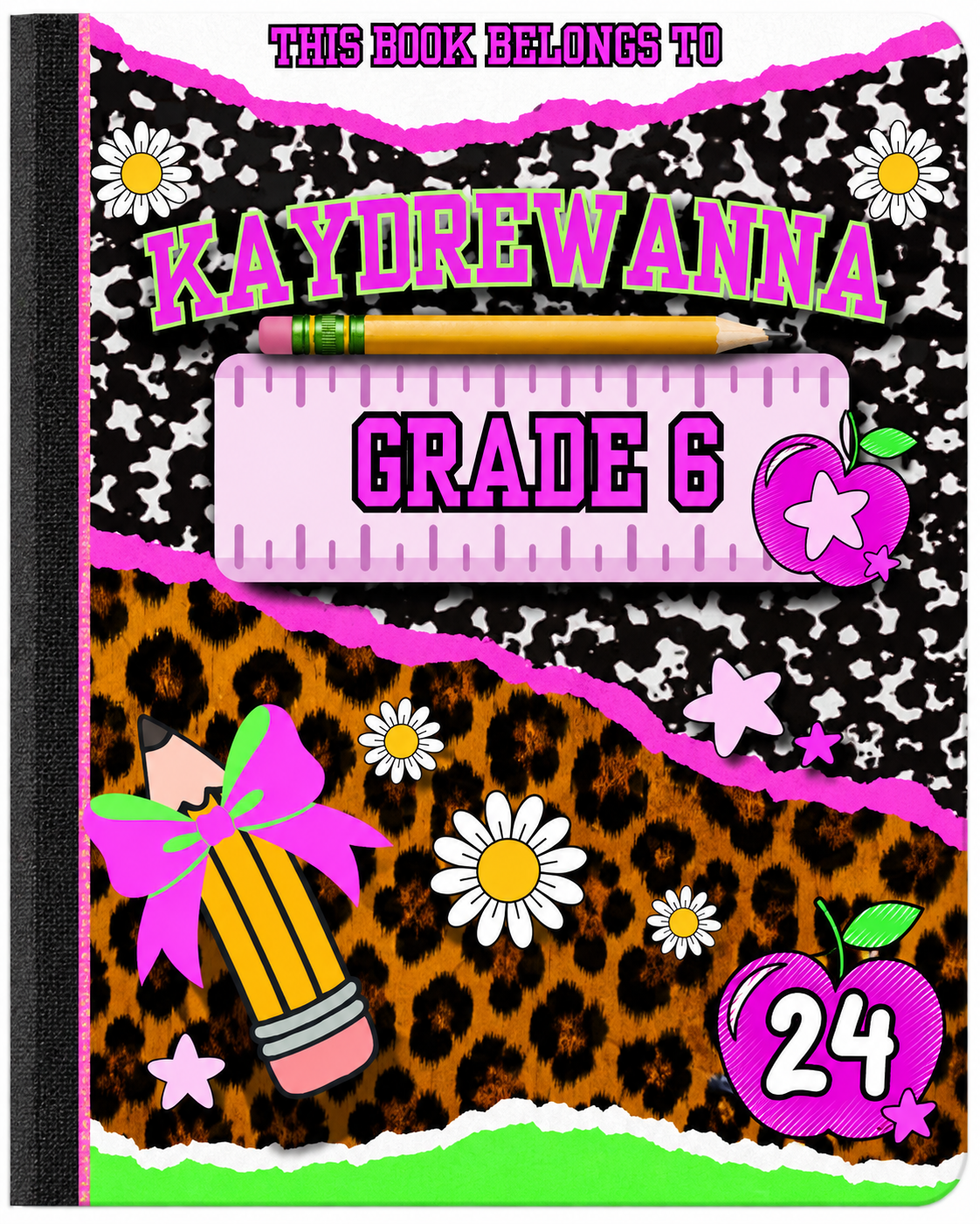 Personalized Full-Cover Composition Book