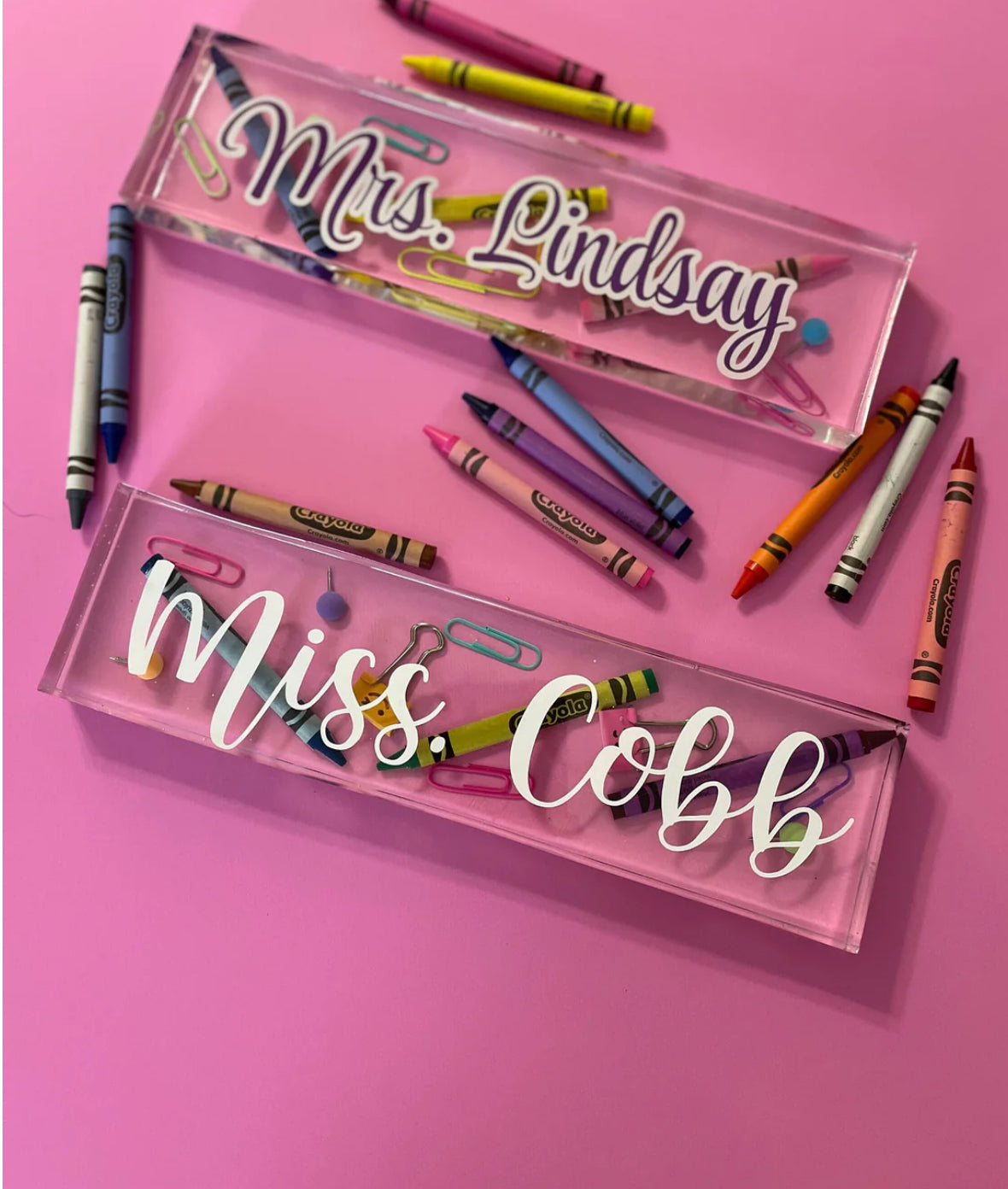 Personalized Engraved Name Label for Desk