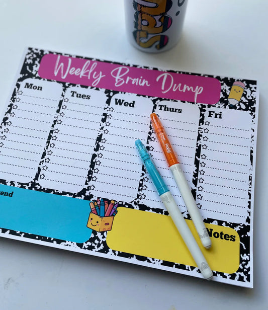 Teachers Weekly Planner