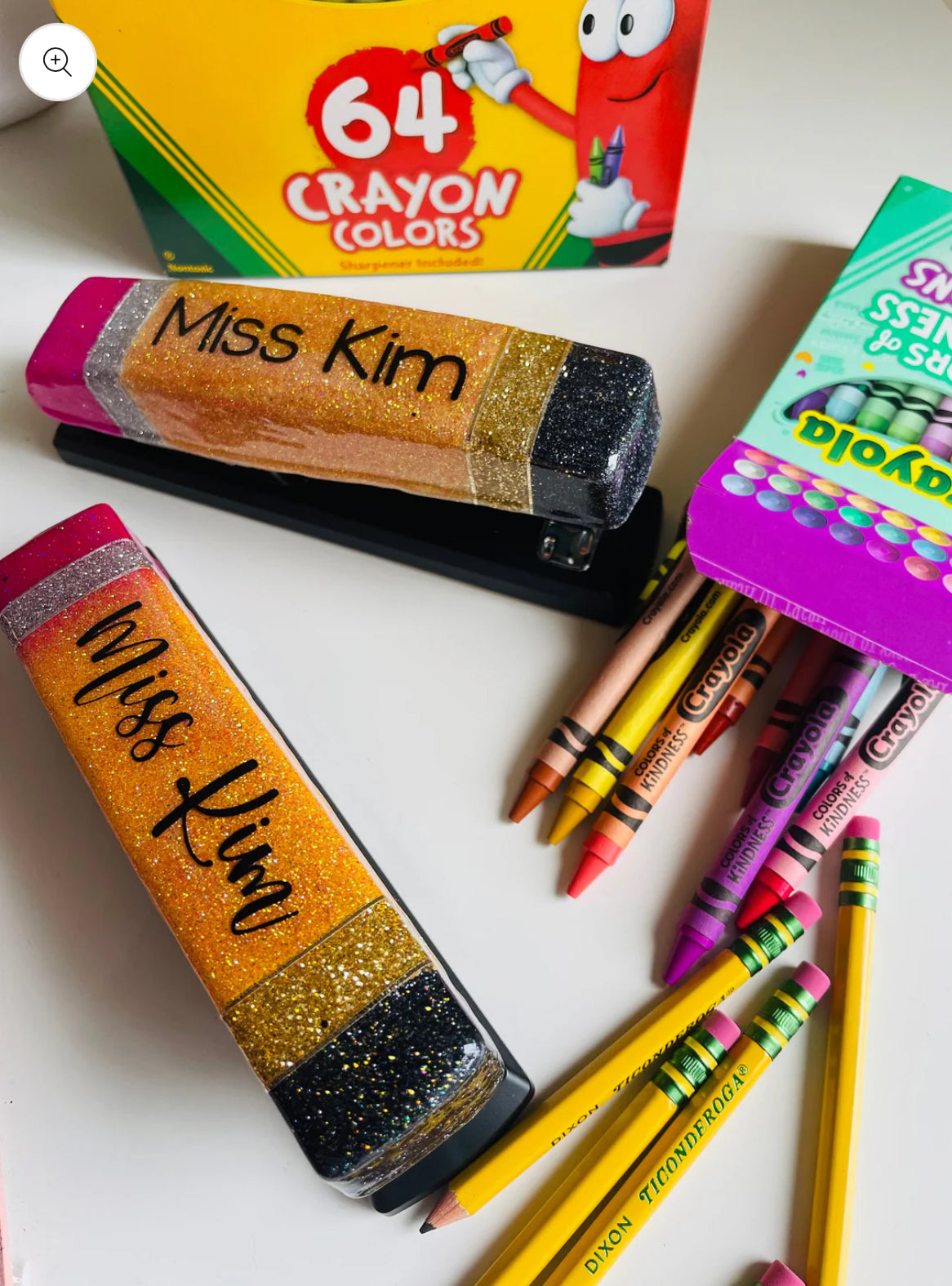 Glitter Resin Stapler