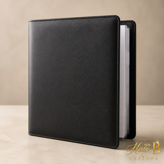 Personalized Portfolio-Style Clipless Binder
