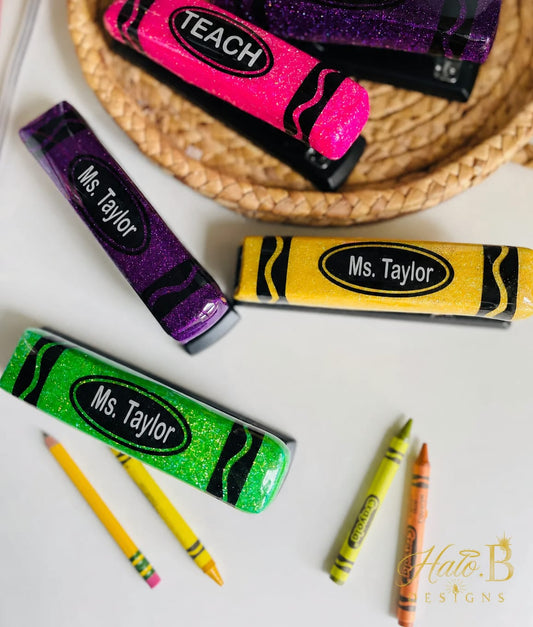 Personalized Crayon-Style Stapler