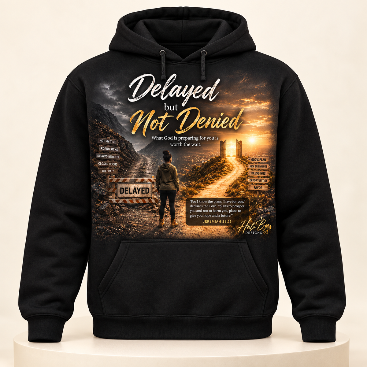 Delayed But Not Denied Christian hoodie