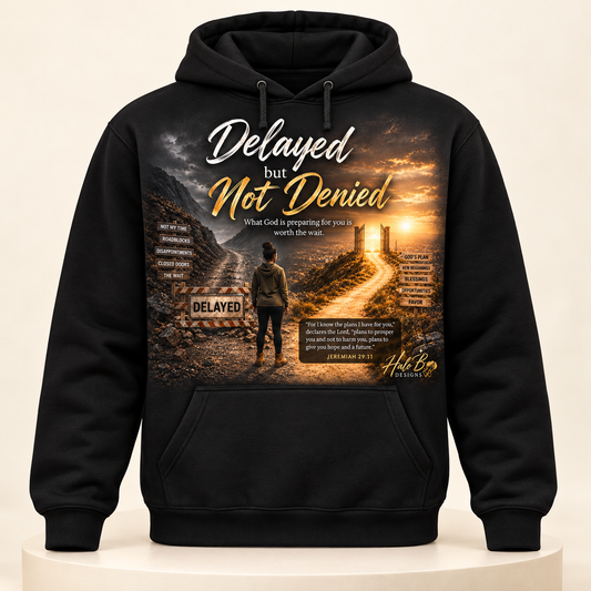 Delayed But Not Denied Christian hoodie