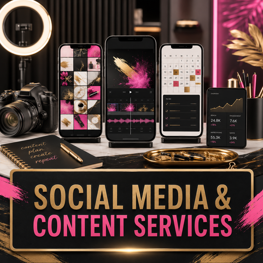 Halo B Designs social media and content service