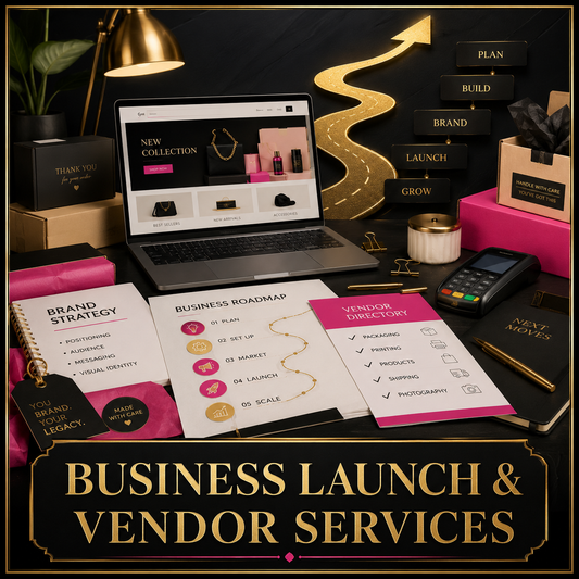 Halo B Designs business launch and vendor service