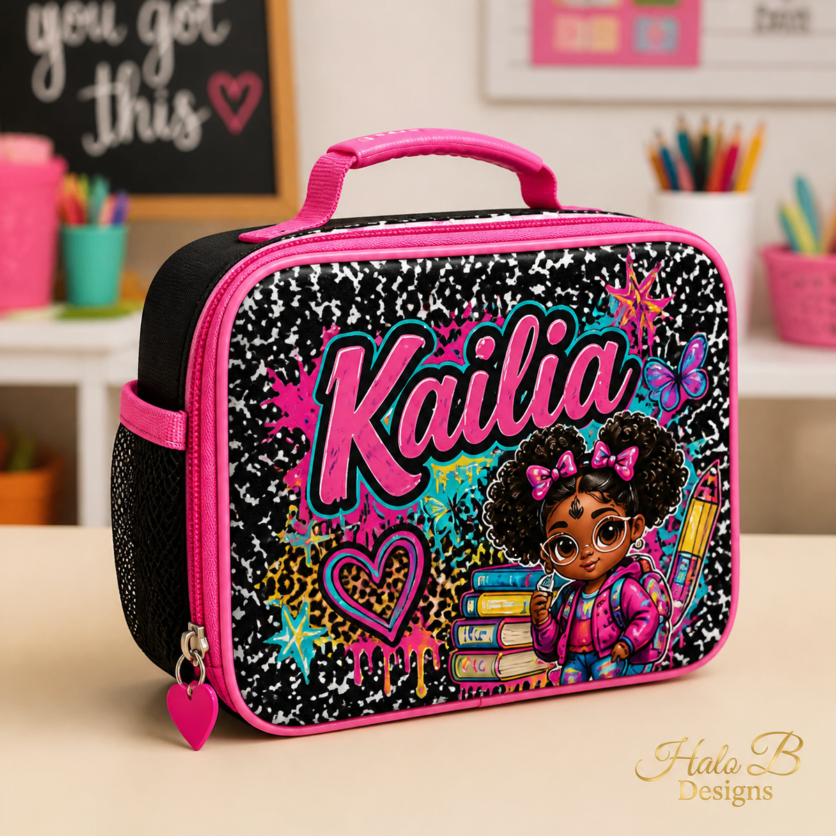 Personalized Lunch Bag by Halo B Designs