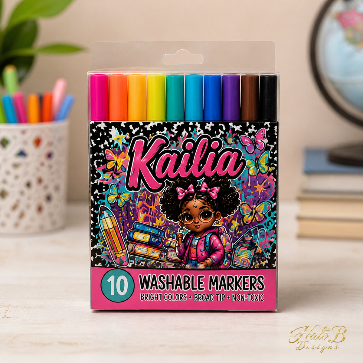 Personalized Marker Set by Halo B Designs