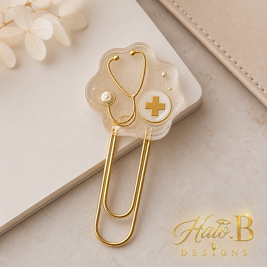 Nurse-Themed Decorative Planner Paper Clip