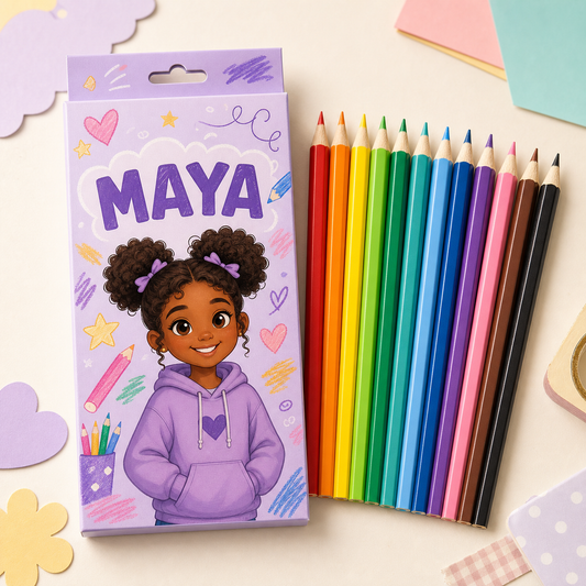 Personalized 12-Pack Colored Pencils
