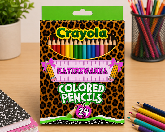 Personalized Colored Pencils