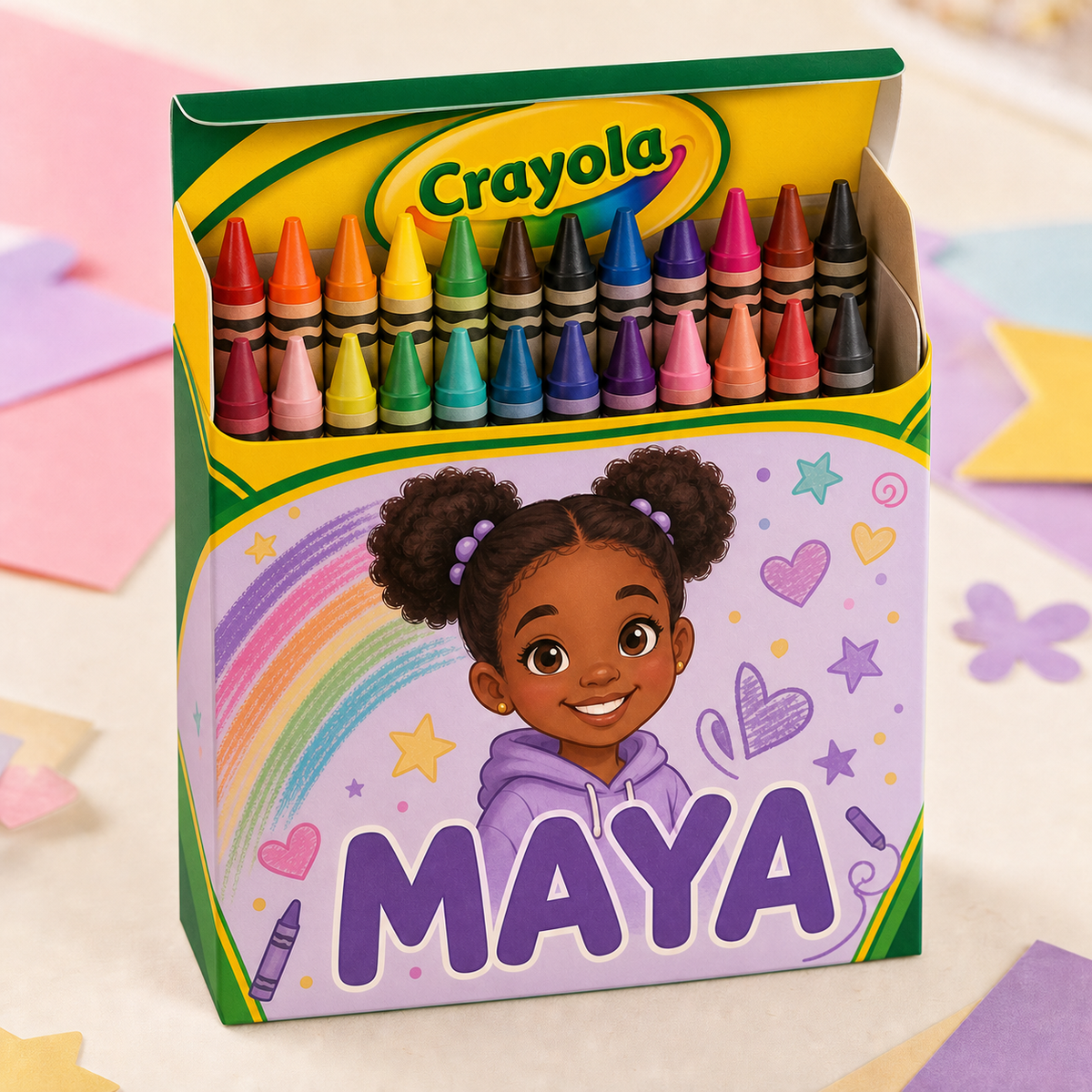 Personalized Crayola 24-Pack Crayons