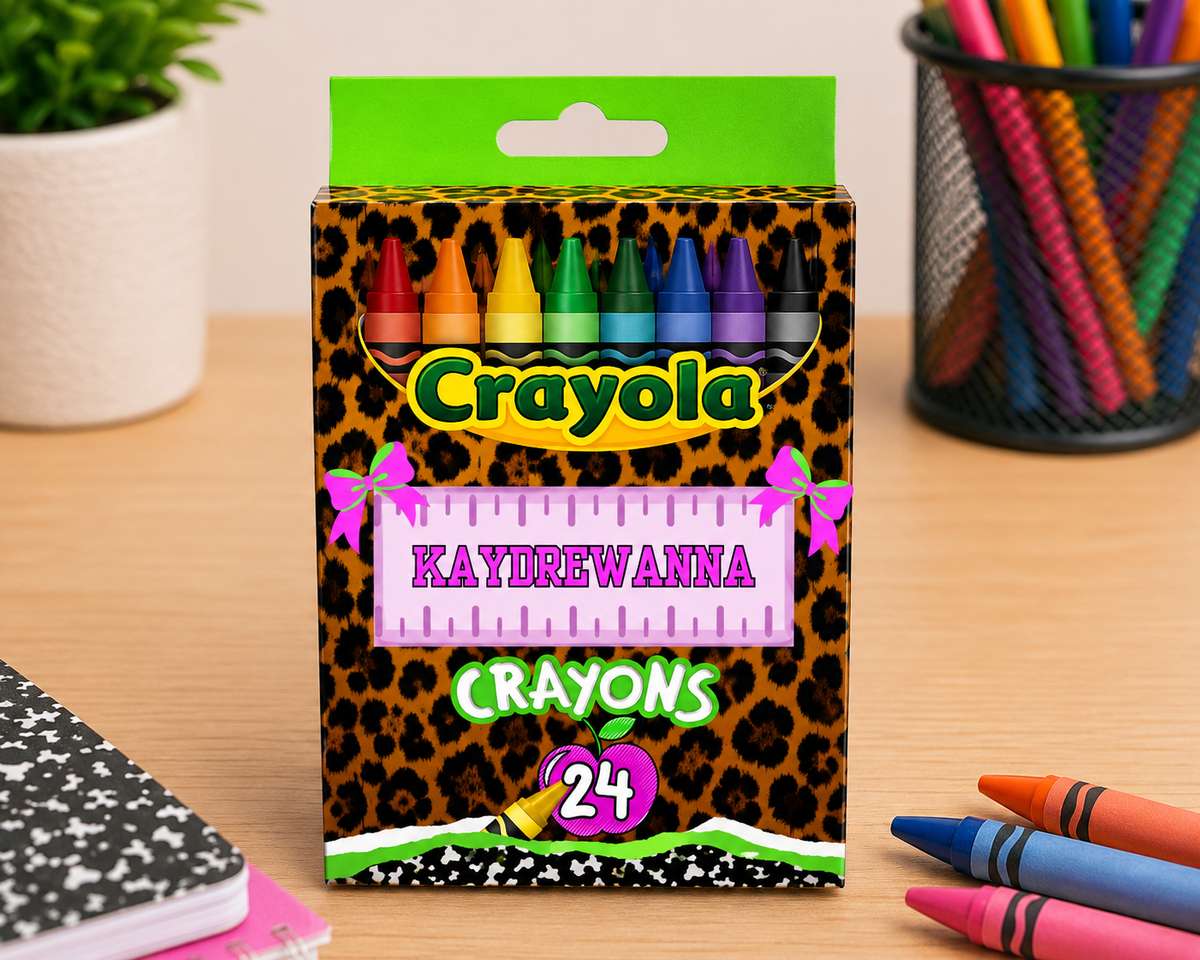 Personalized Crayons – 24 Count