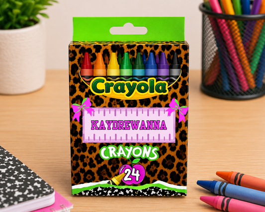 Personalized Crayons – 24 Count
