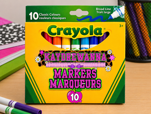 Personalized Markers – 10 Count