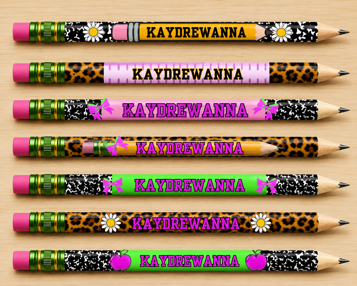 Personalized Pencil – Choose Your Design