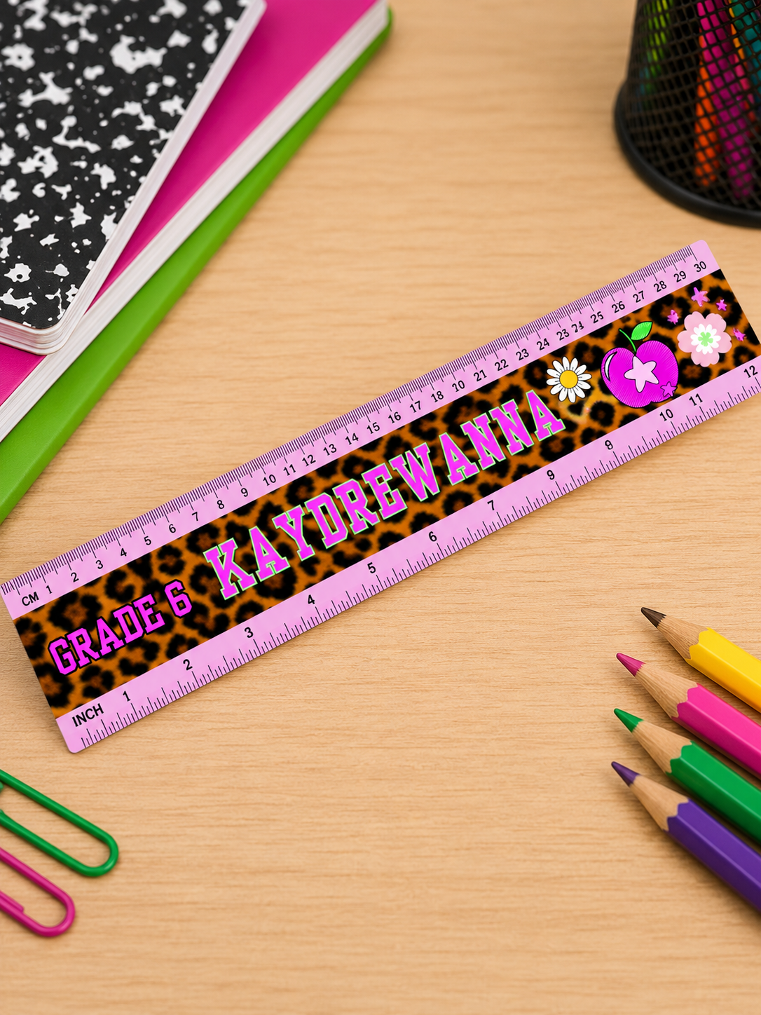 Personalized School Ruler – 12 Inch