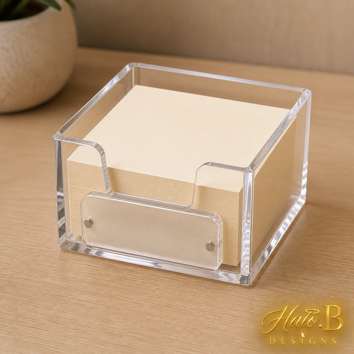 Personalized Sticky Note Holder