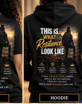 This Is What Resilience Looks Like hoodie mockup