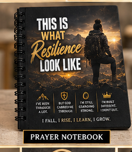 This Is What Resilience Looks Like spiral notebook mockup