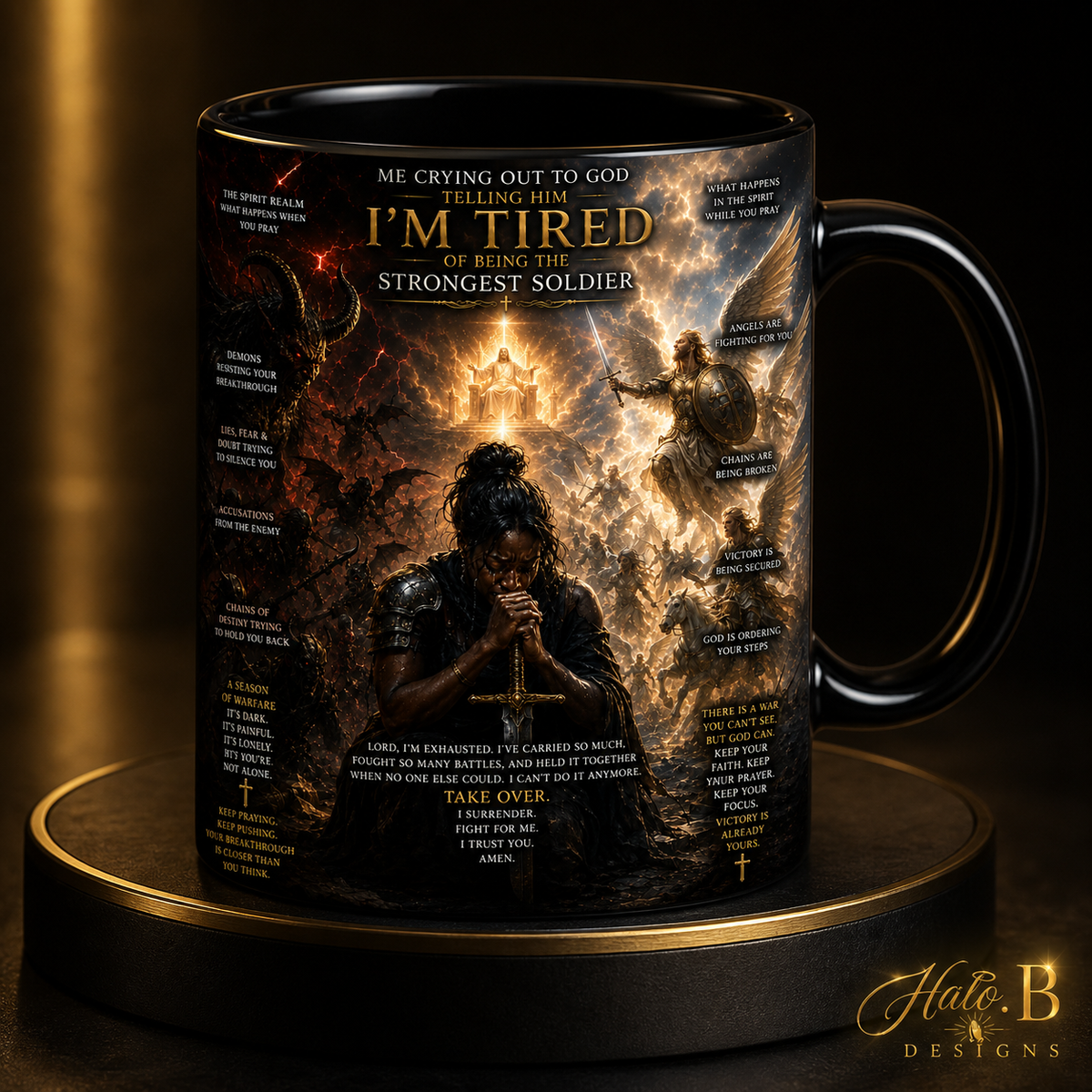Spiritual Warfare Ceramic Mug