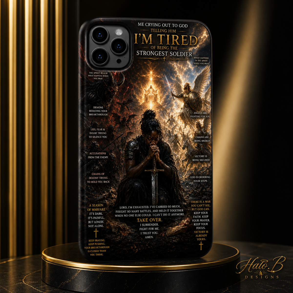 Spiritual Warfare Phone Case
