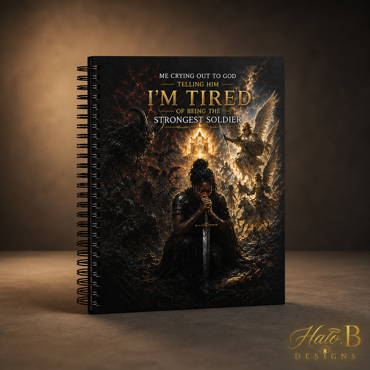 Strongest Soldier spiral notebook
