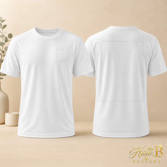 Custom Sublimation T-Shirt – Front Crest or Back Center